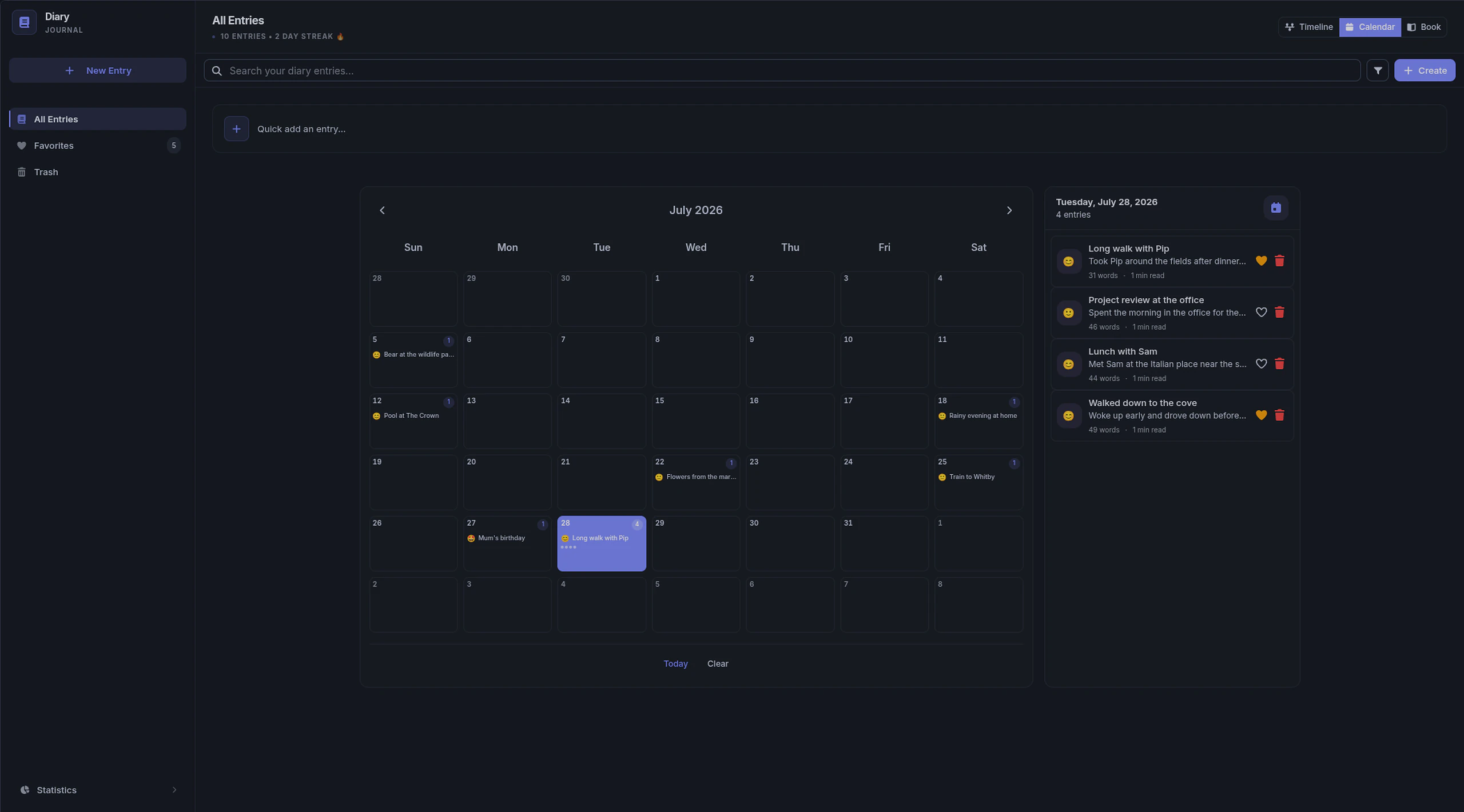 Calendar